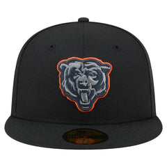 Chicago Bears New Era Color Pop 59FIFTY Fitted Hat - Black for sale