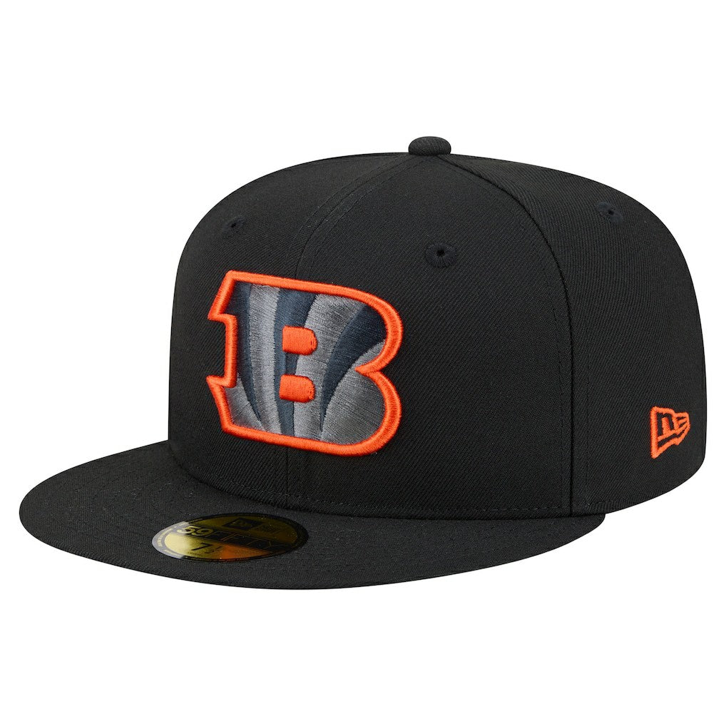 Cincinnati Bengals New Era Color Pop 59FIFTY Fitted Hat - Black sale