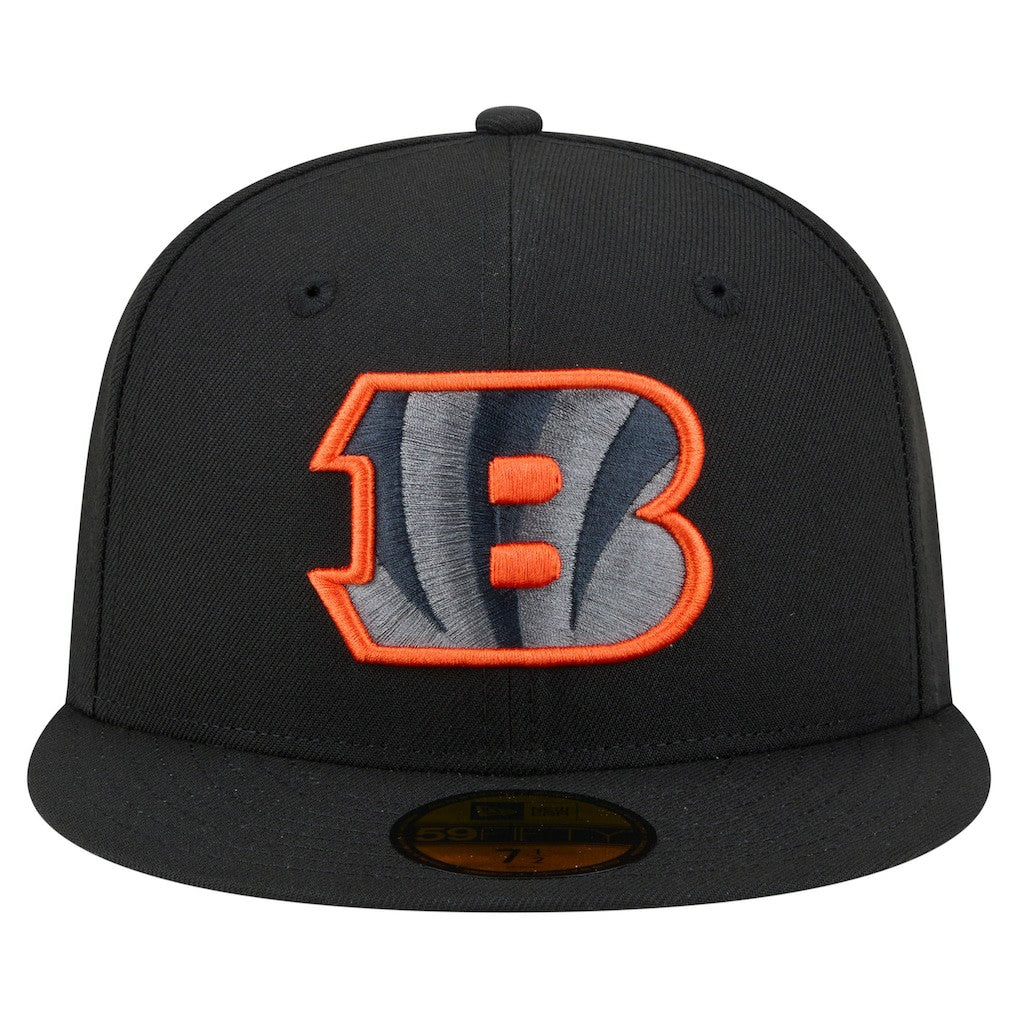 Cincinnati Bengals New Era Color Pop 59FIFTY Fitted Hat - Black sale