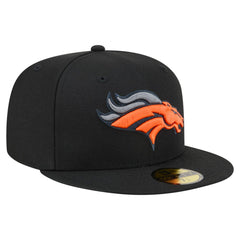 Denver Broncos New Era Color Pop 59FIFTY Fitted Hat - Black discount