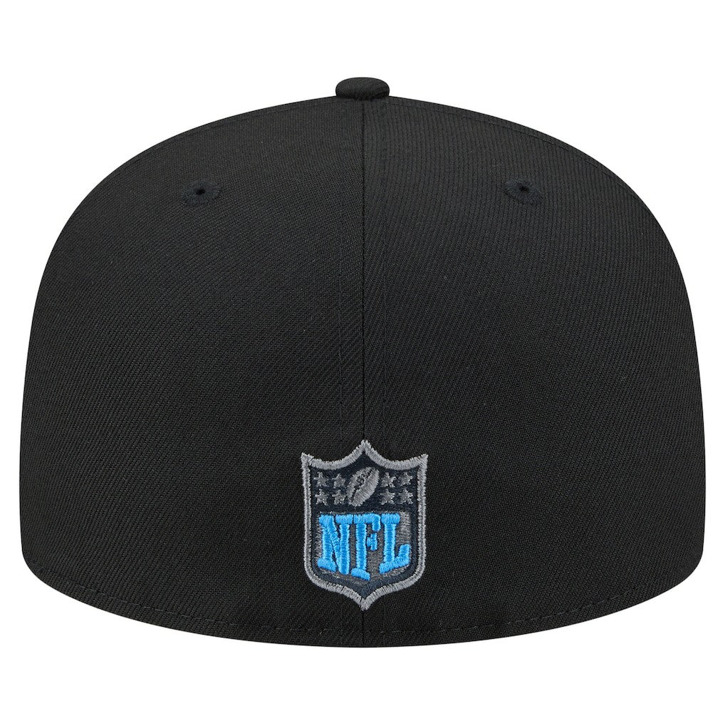 Detroit Lions New Era Color Pop 59FIFTY Fitted Hat - Black discount