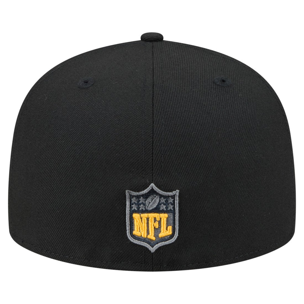 Green Bay Packers New Era Color Pop 59FIFTY Fitted Hat - Black cheap
