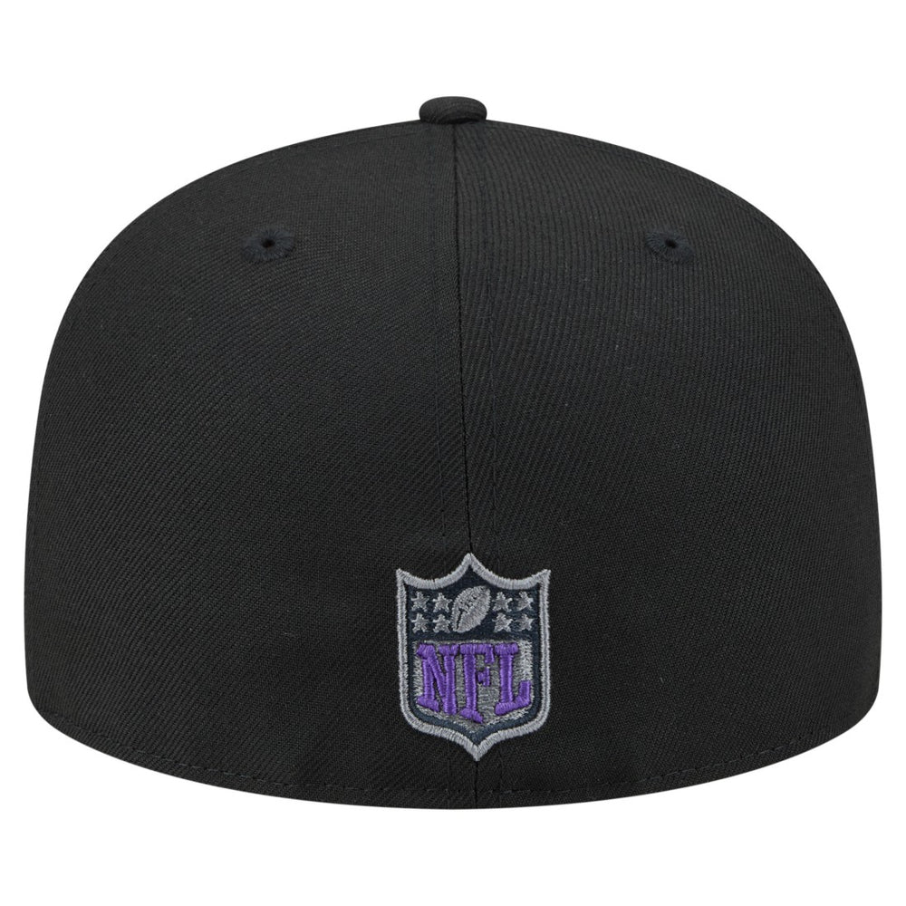 Minnesota Vikings New Era Color Pop 59FIFTY Fitted Hat - Black discount