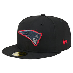New England Patriots New Era Color Pop 59FIFTY Fitted Hat - Black outlet