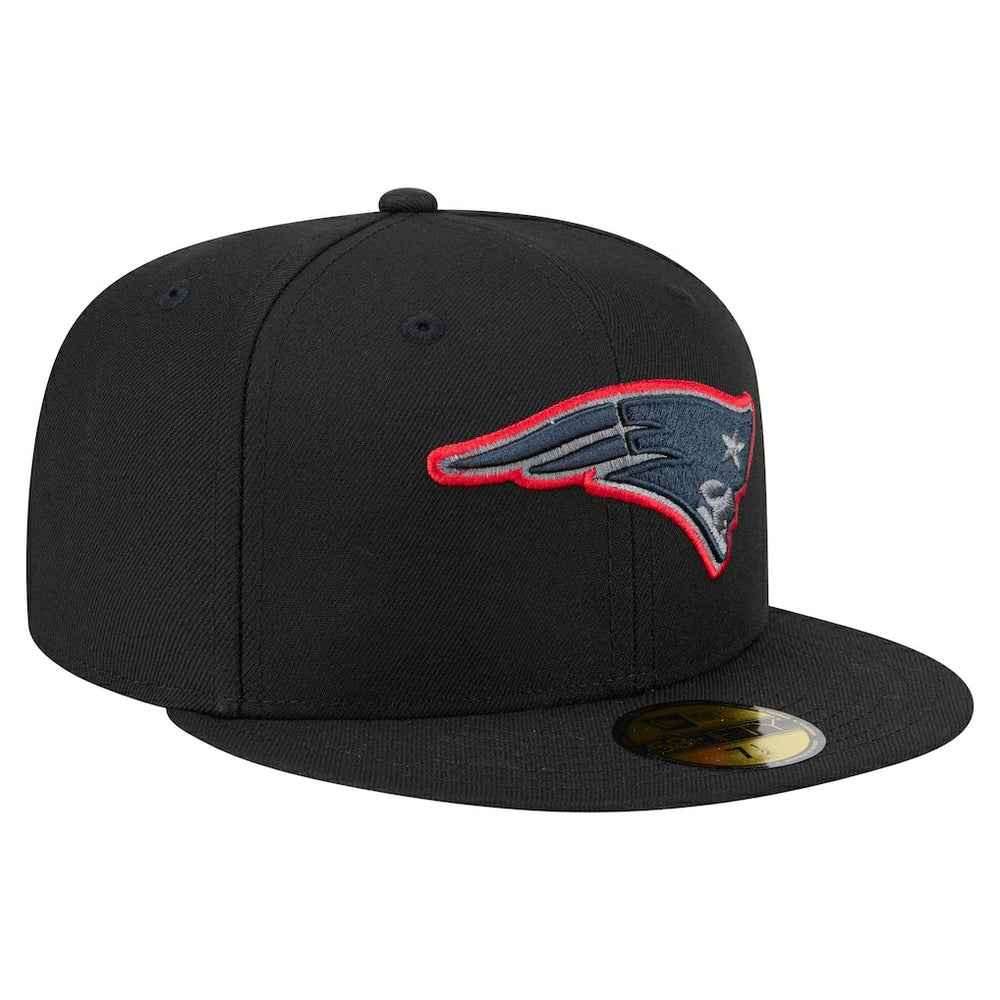 New England Patriots New Era Color Pop 59FIFTY Fitted Hat - Black outlet