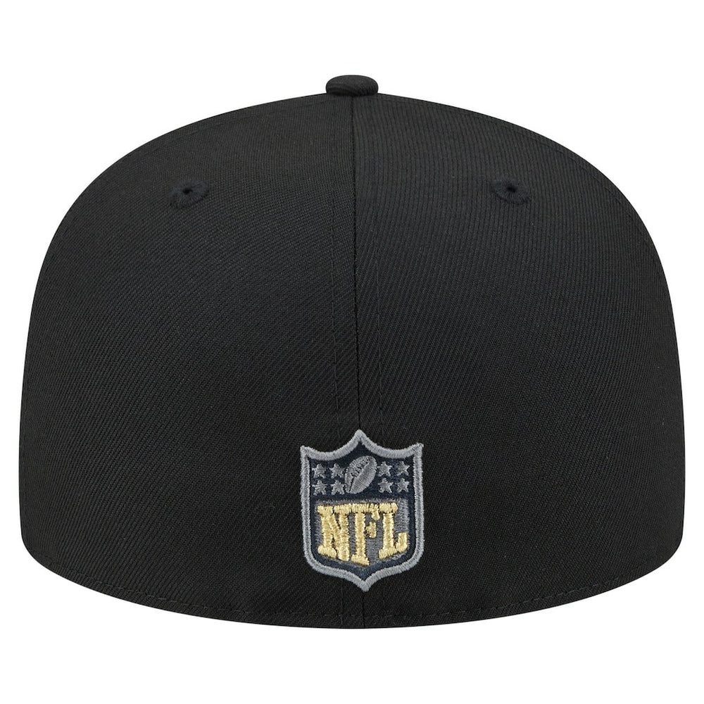 New Orleans Saints New Era Color Pop 59FIFTY Fitted Hat - Black discount