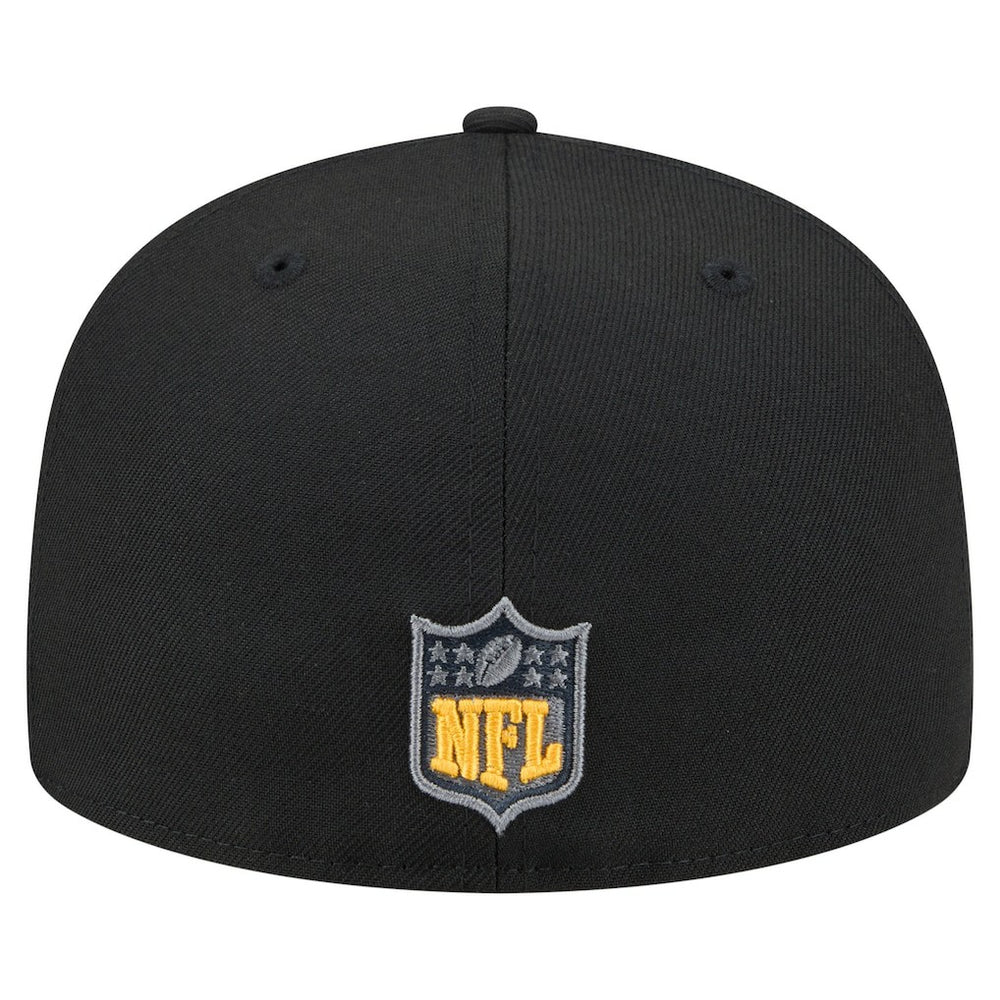 Pittsburgh Steelers New Era Color Pop 59FIFTY Fitted Hat - Black on sale
