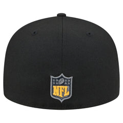 Pittsburgh Steelers New Era Color Pop 59FIFTY Fitted Hat - Black on sale
