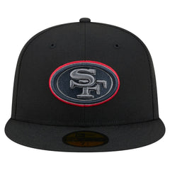 San Francisco 49ers New Era Color Pop 59FIFTY Fitted Hat - Black sale
