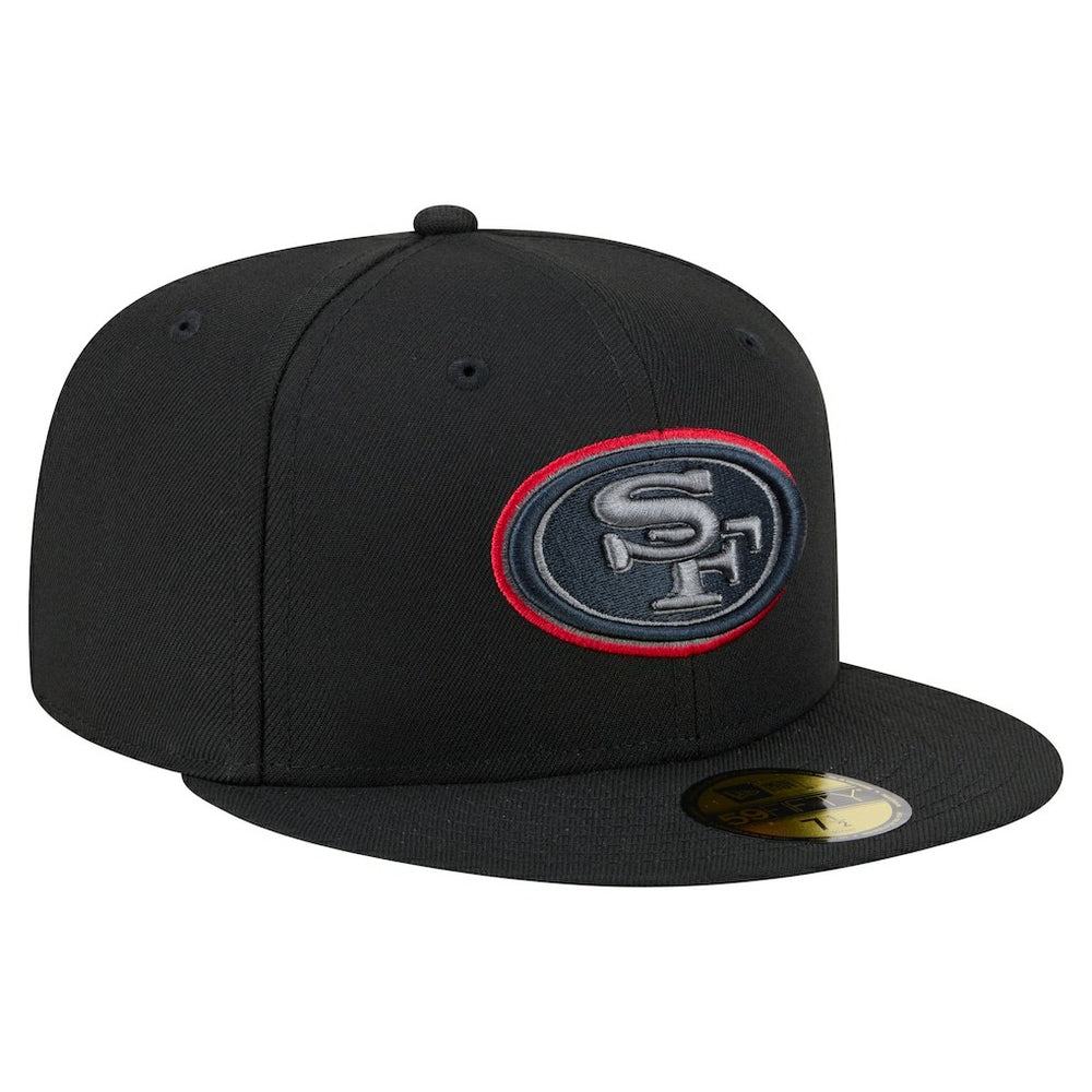 San Francisco 49ers New Era Color Pop 59FIFTY Fitted Hat - Black sale