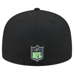 Seattle Seahawks New Era Color Pop 59FIFTY Fitted Hat - Black cheap