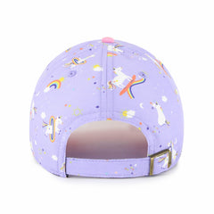 Miami Marlins Girls Youth Unicorn Clean Up Adjustable Hat Lavender