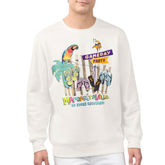 Minnesota Vikings Margaritaville Gameday Party Fleece Sweatshirt - Cream on sale