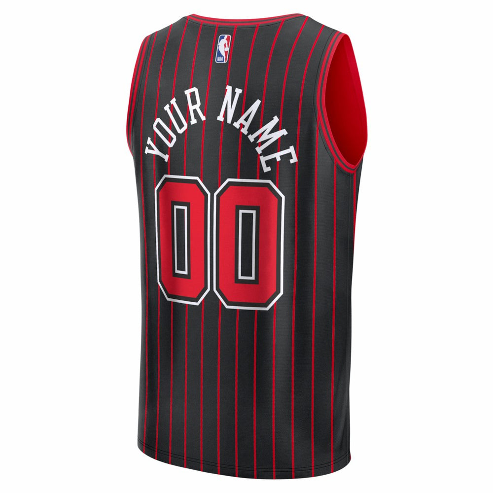Chicago Bulls Fastbreak Custom Jersey sale - Statement Editi- Black for sale