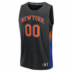New York Knicks Fastbreak Custom Jersey - Statement Edition - Black cheap