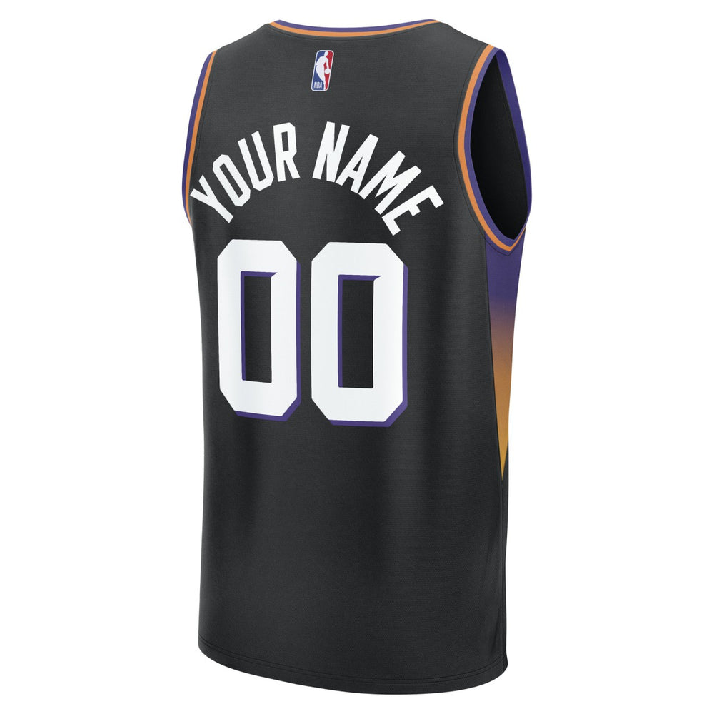 Phoenix Suns Fastbreak Custom Jersey - Statement Edition - Black on sale