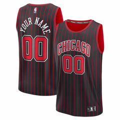 Chicago Bulls Youth Fastbreak Custom Jersey sale - Statement Editi- Black on sale