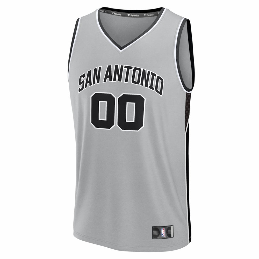 San Antonio Spurs Youth Fastbreak Custom Jersey - Statement Edition - Silver outlet