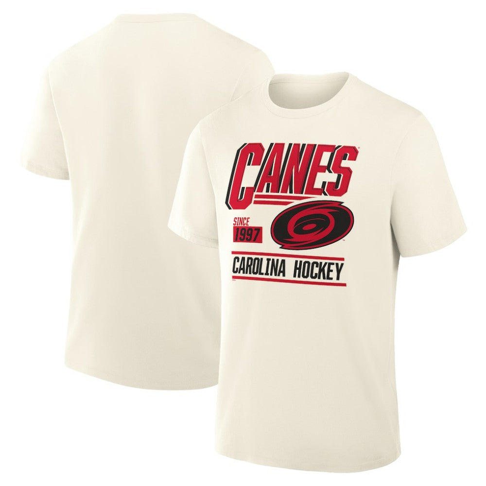 Carolina Hurricanes Fanatics Male Legacy T-Shirt - Cream T-shirts