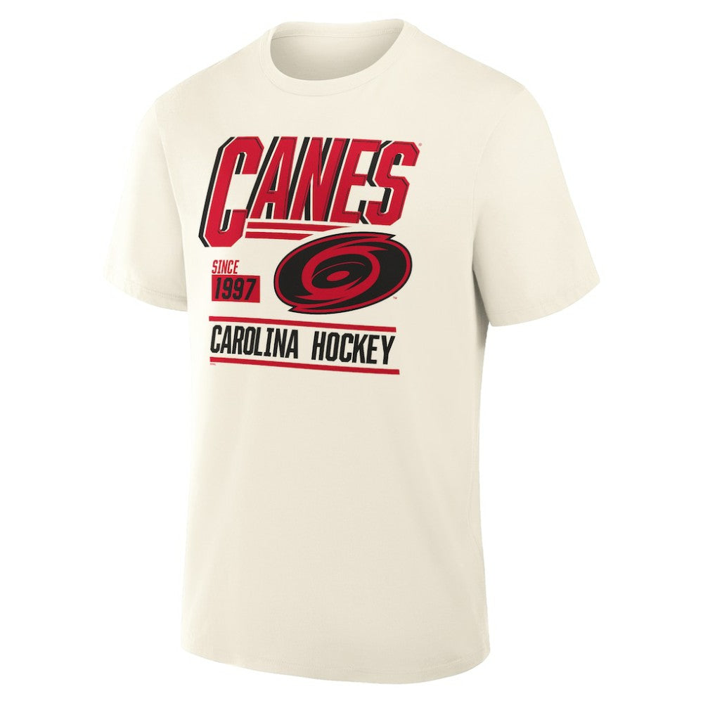 Carolina Hurricanes Fanatics Male Legacy T-Shirt - Cream T-shirts