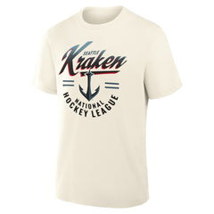 Seattle Kraken Fanatics Male Legacy T-Shirt - Cream T-shirts