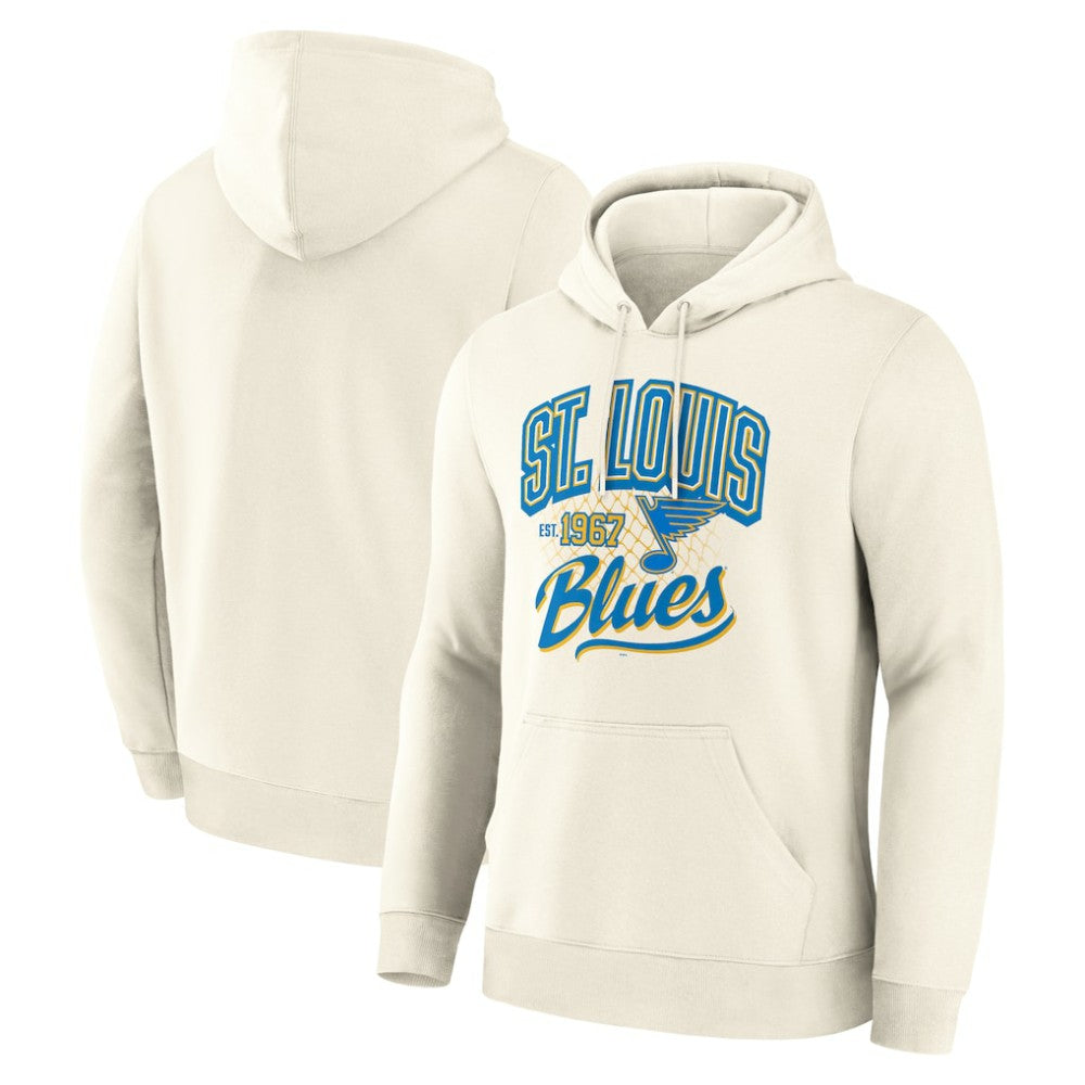 St. Louis Blues Fanatics Legacy Hoodie - Cream Hoodies