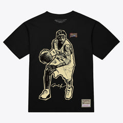 Allen Iverson Philadelphia 76ers Unisex Blockbuster Player Graphic T-Shirt - Black online