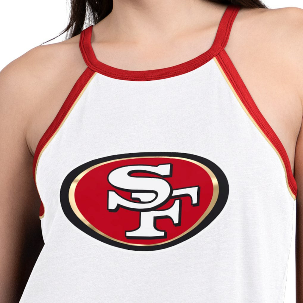 San Francisco 49ers G-III 4Her by Carl Banks Women's Redemption Win Slub Tank Top - White cheap
