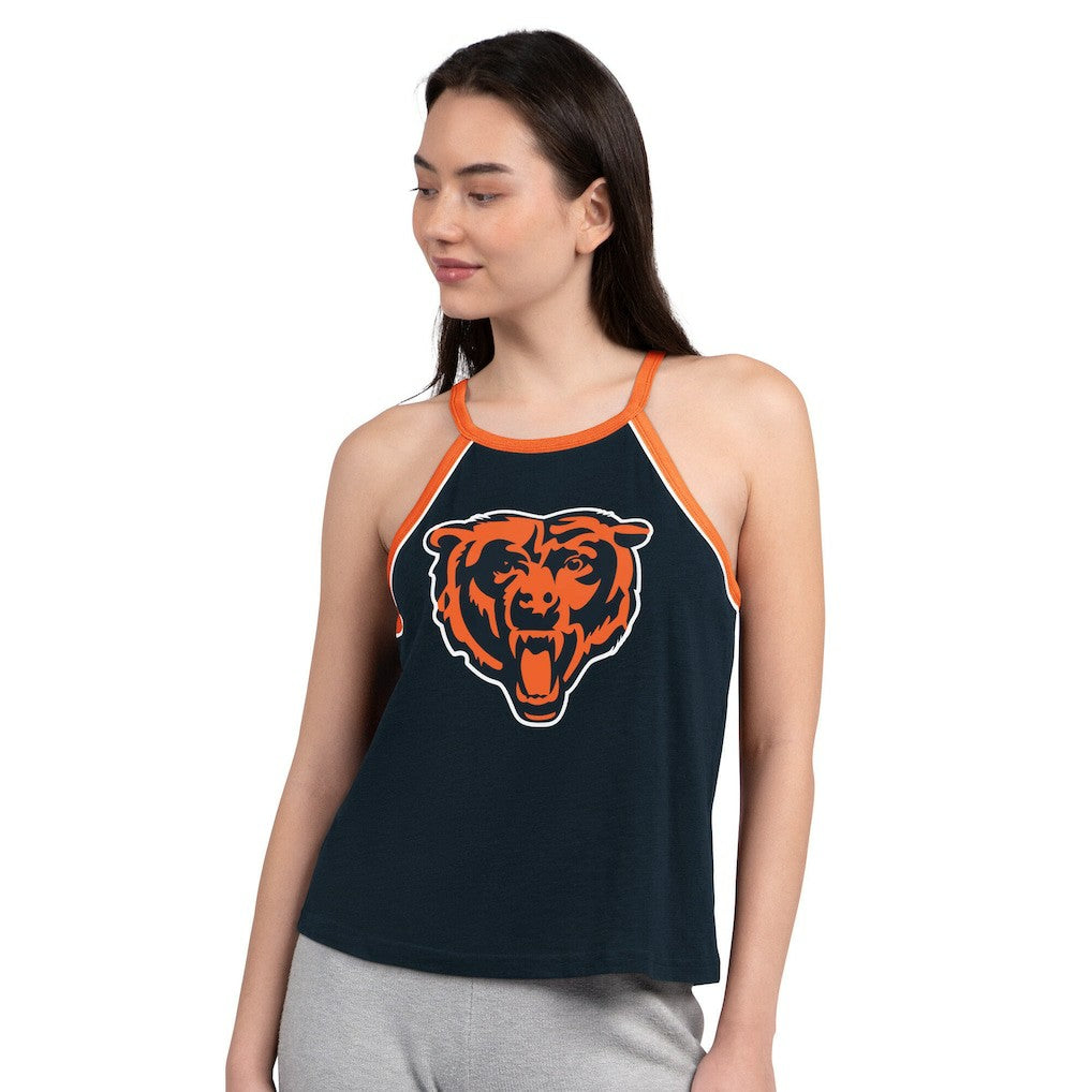 Chicago Bears G-III 4Her by Carl Banks Women's Redemption Win Slub Tank Top - Navy cheap