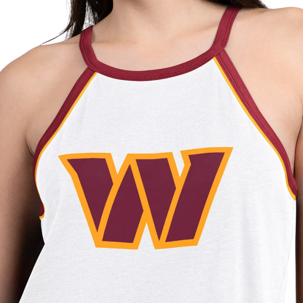 Washington Commanders G-III 4Her by Carl Banks Women's Redemption Win Slub Tank Top - White discount