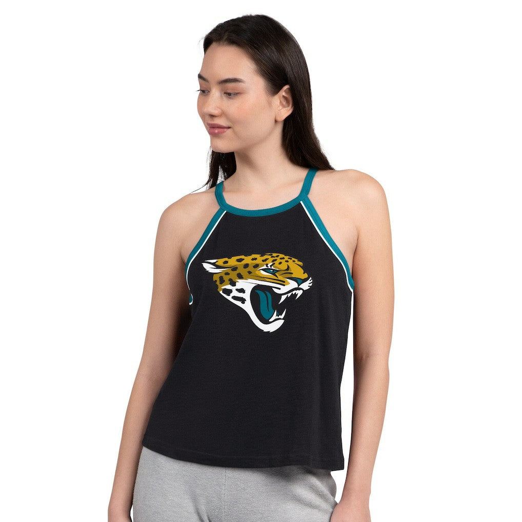Jacksonville Jaguars G-III 4Her by Carl Banks Women's Redemption Win Slub Tank Top - Black on sale