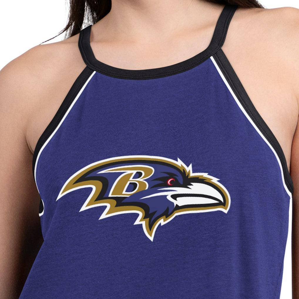 Baltimore Ravens G-III 4Her by Carl Banks Women's Redemption Win Slub Tank Top - Purple cheap