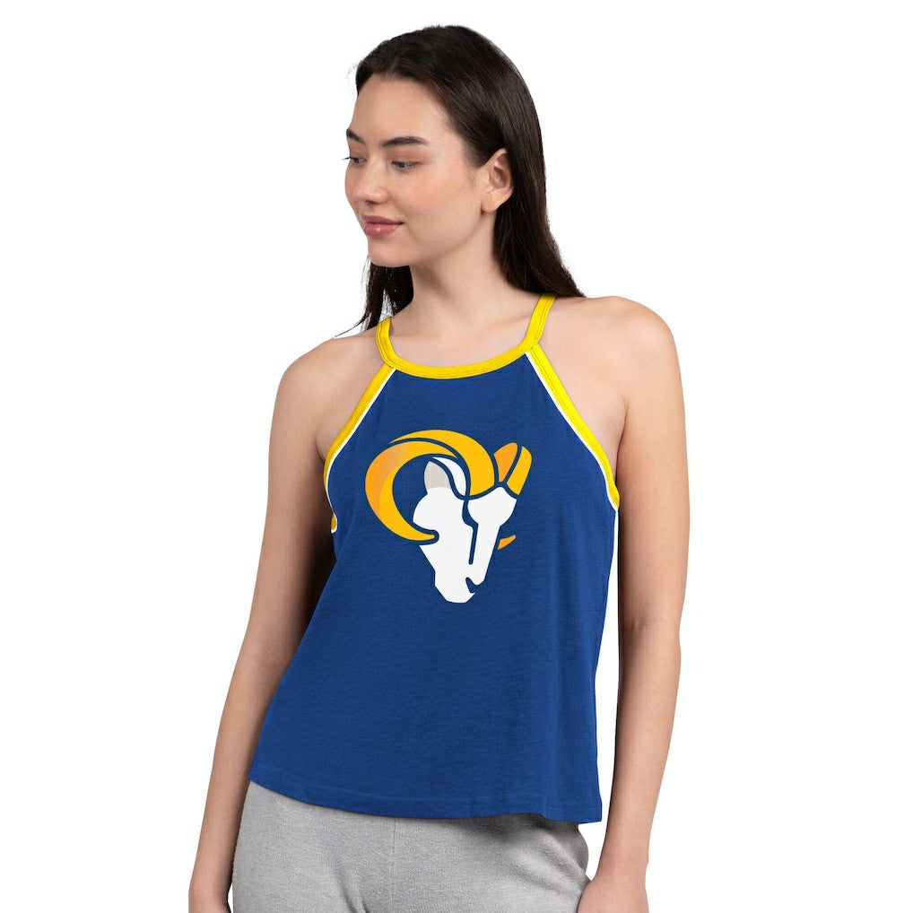 Los Angeles Rams G-III 4Her by Carl Banks Women's Redemption Win Slub Tank Top - Royal sale
