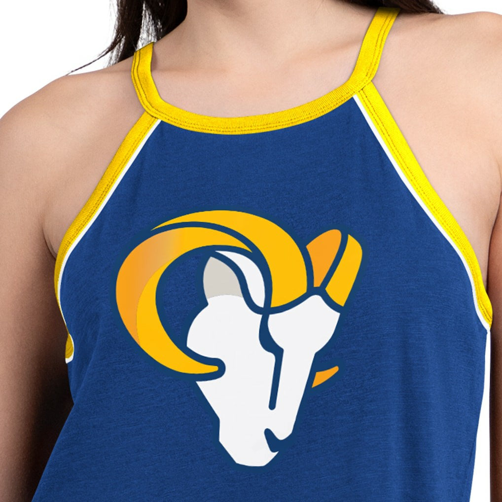 Los Angeles Rams G-III 4Her by Carl Banks Women's Redemption Win Slub Tank Top - Royal sale