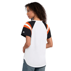 Cincinnati Bengals Starter Women's Game On Notch Neck T-Shirt - White for sale