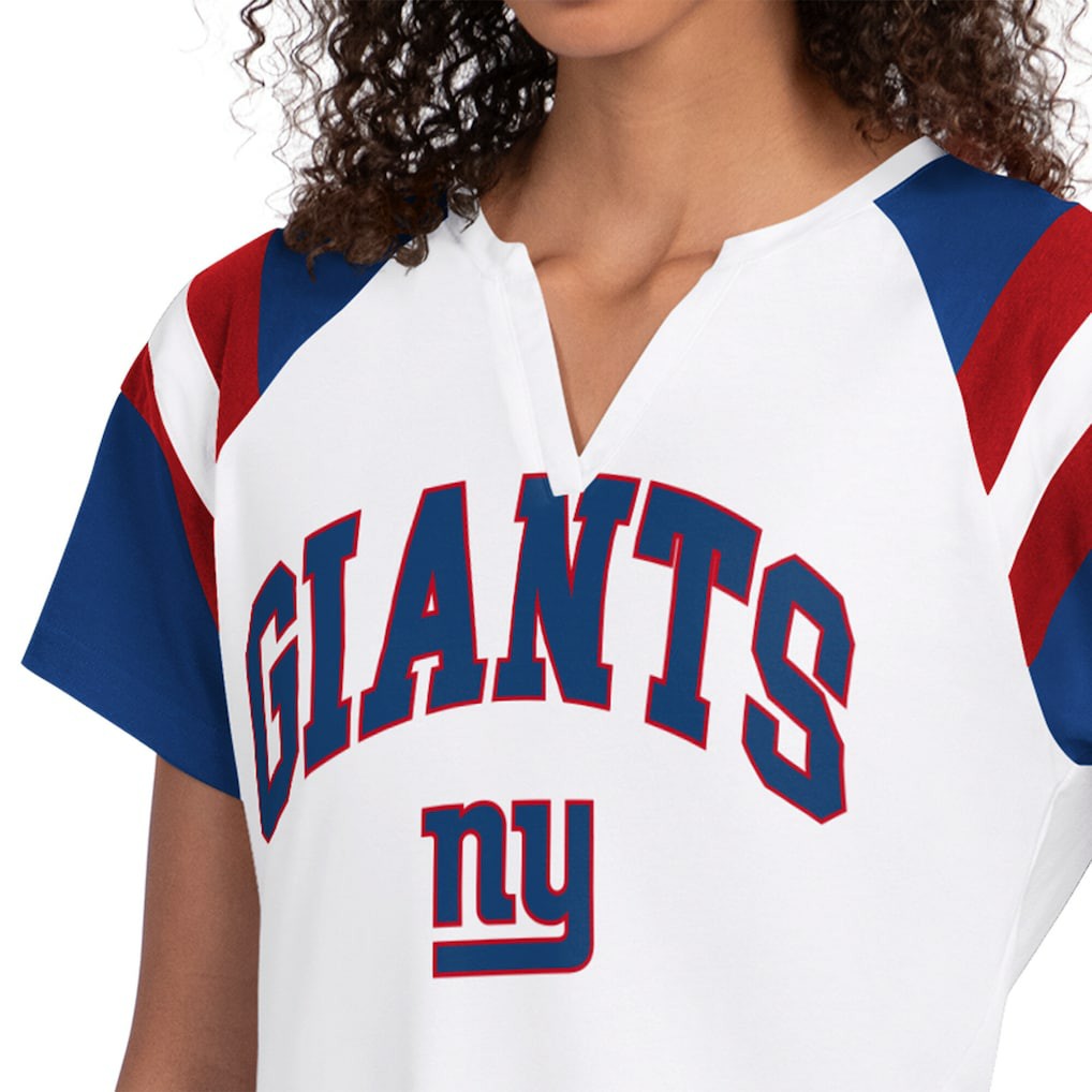 New York Giants Starter Women's Game On Notch Neck T-Shirt - White outlet