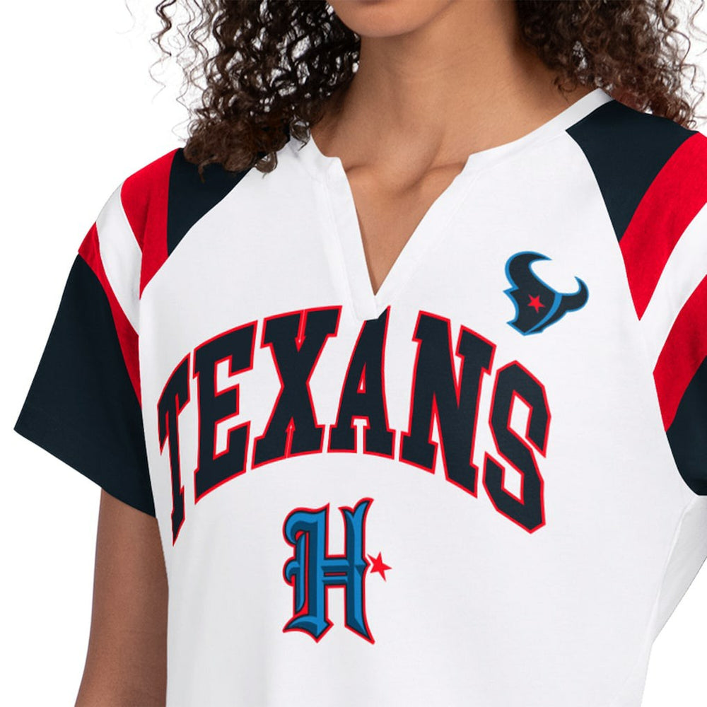 Houston Texans Starter Women's Game On Notch Neck T-Shirt - White online