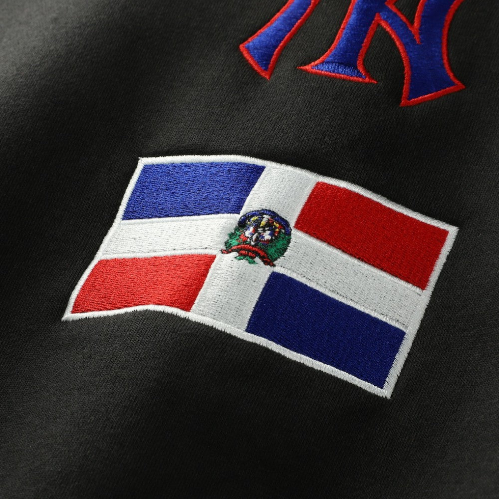 New York Yankees Dominican Republic Country Flag Hoodie Black