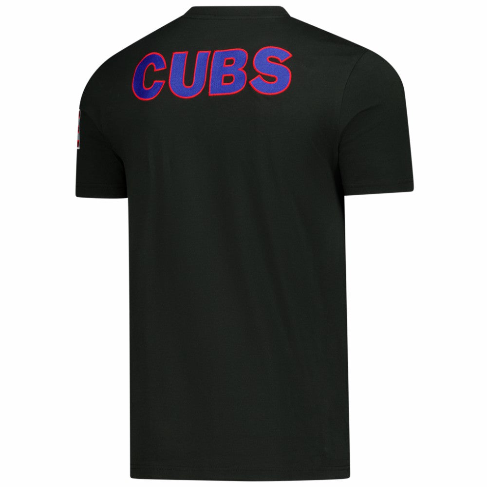 Chicago Cubs Puerto Rico Country Flag T-Shirt Black