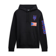 New York Mets Puerto Rico Country Flag Hoodie Black