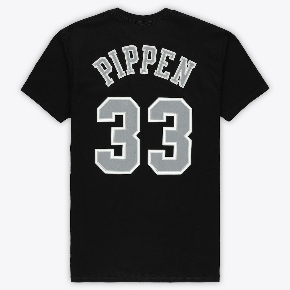 Scottie Pippen Chicago Bulls Unisex Hardwood Classics Reload 3.0 T-Shirt sale - Black online