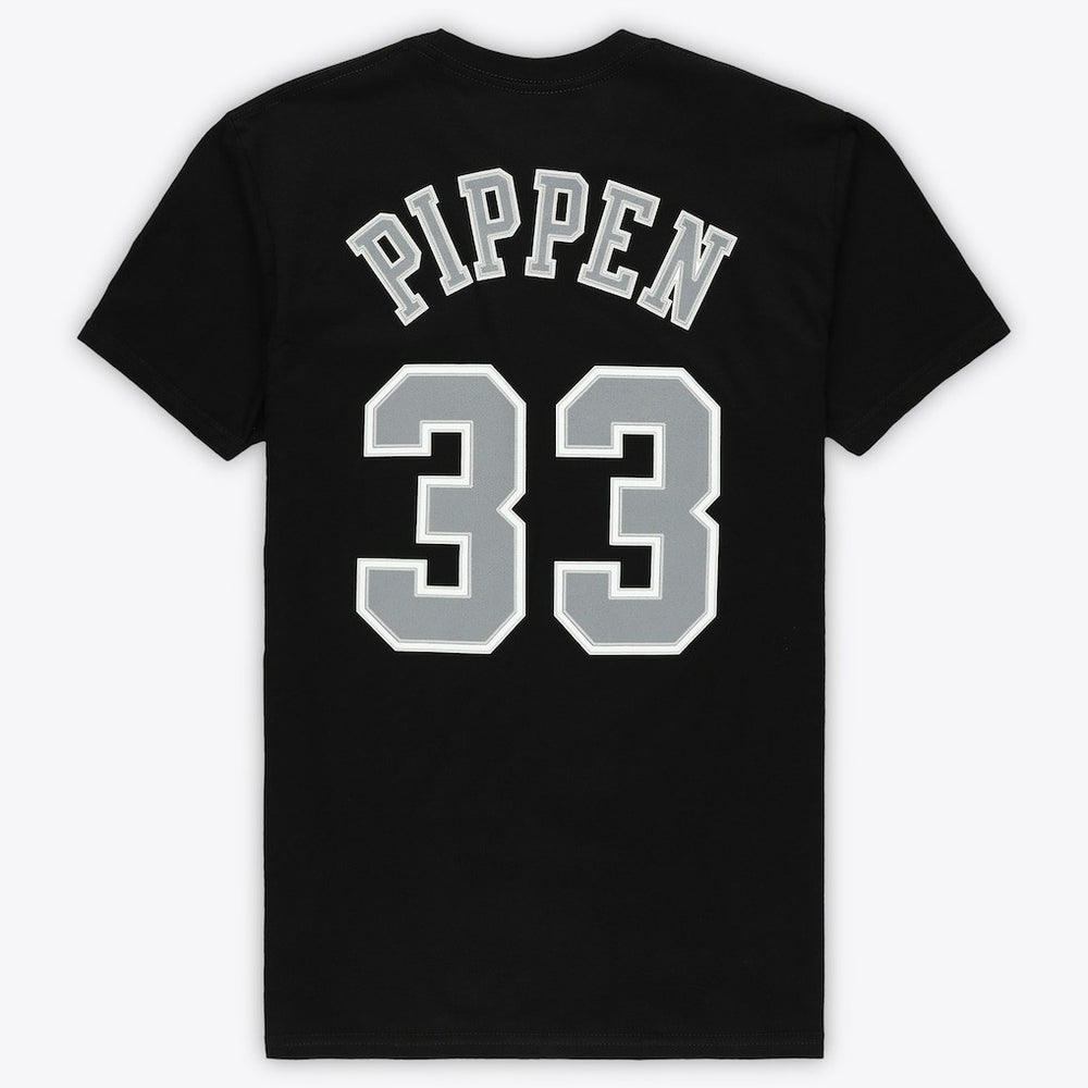 Scottie Pippen Chicago Bulls Unisex Hardwood Classics Reload 3.0 T-Shirt sale - Black online