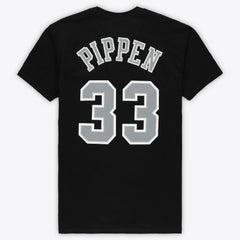 Scottie Pippen Chicago Bulls Unisex Hardwood Classics Reload 3.0 T-Shirt sale - Black online