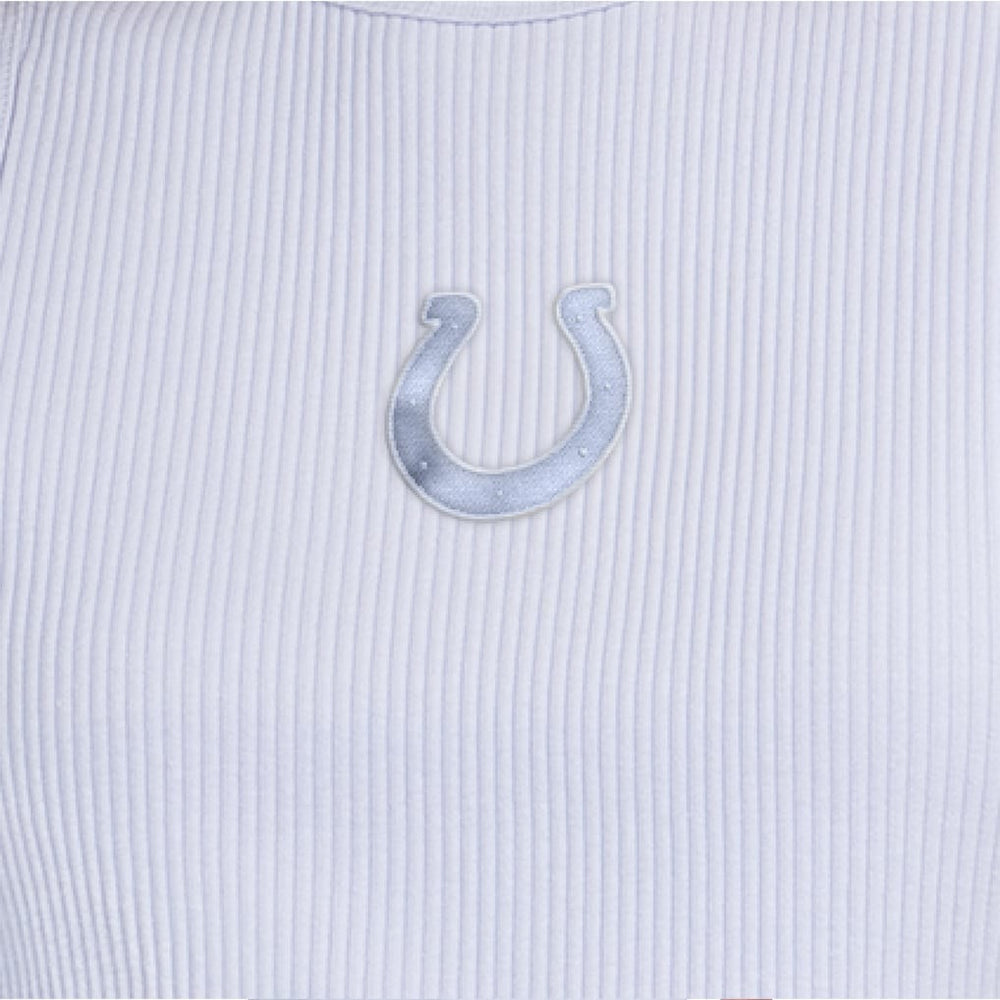 Indianapolis Colts Starter Women's Travel Pastels Cropped Tank - Pastel Blue online