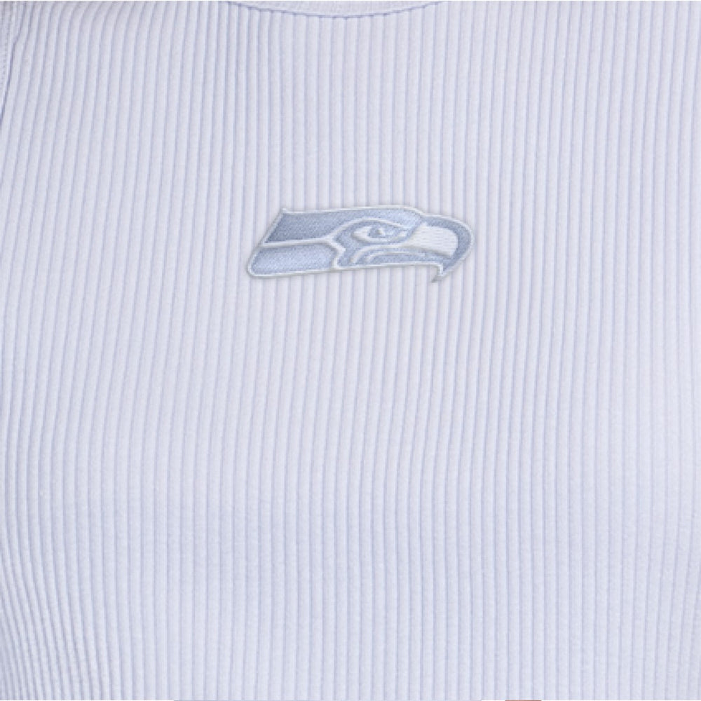 Seattle Seahawks Starter Women's Travel Pastels Cropped Tank - Pastel Blue online