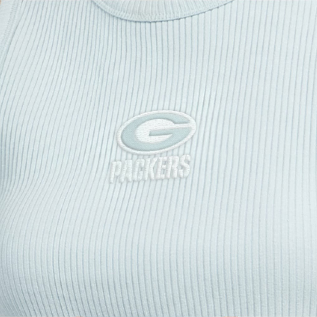 Green Bay Packers Starter Women's Travel Pastels Cropped Tank - Pastel Green on sale