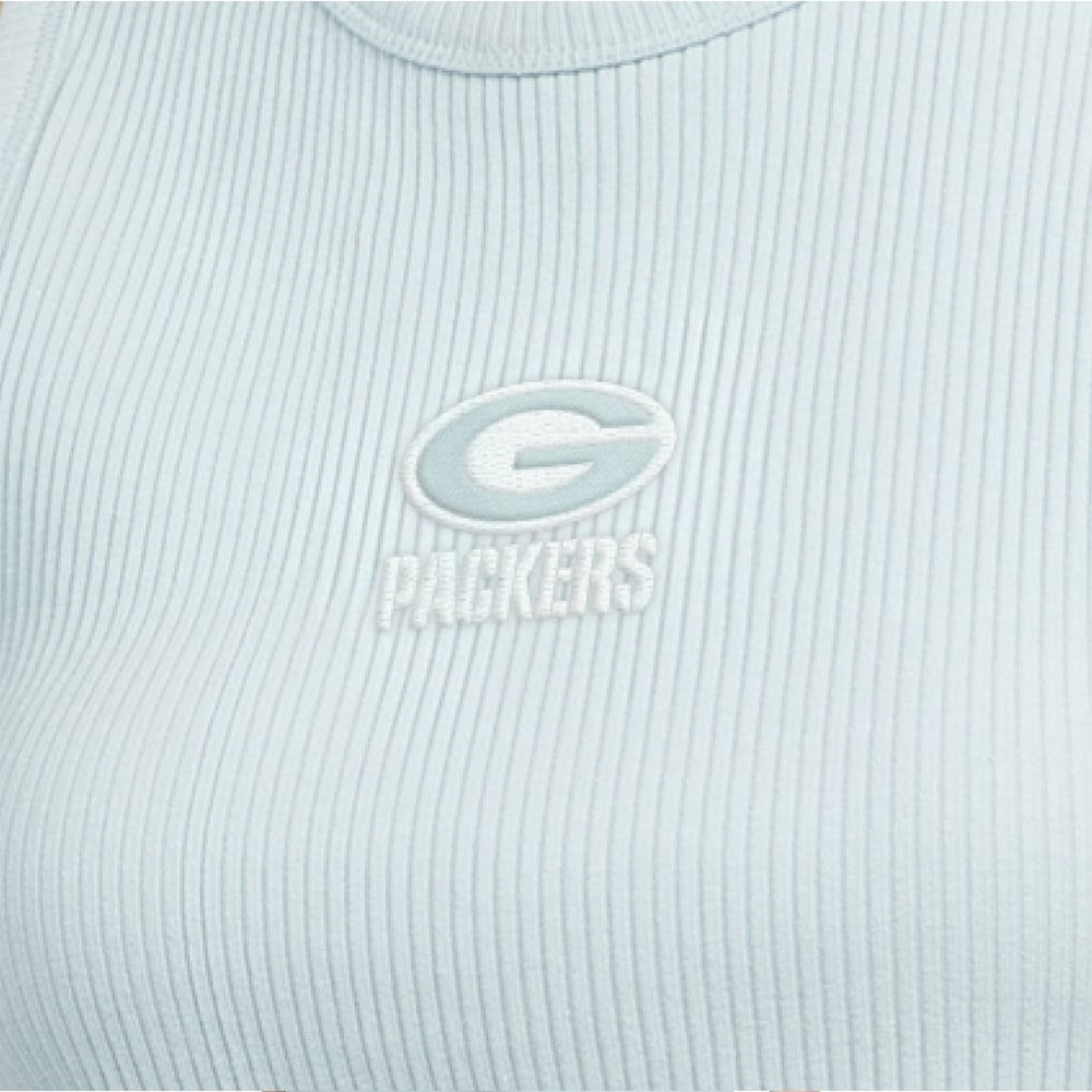 Green Bay Packers Starter Women's Travel Pastels Cropped Tank - Pastel Green on sale