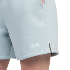 New York Jets Starter Women's Travel Pastels Fleece Short - Pastel Green sale