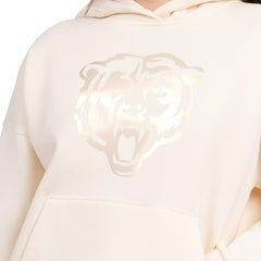 Chicago Bears Starter Women's Pastels Relaxed Travel Hoodie - Cream cheap