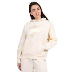 Atlanta Falcons Starter Women's Pastel Relaxed Travel Hoodie - Cream discount